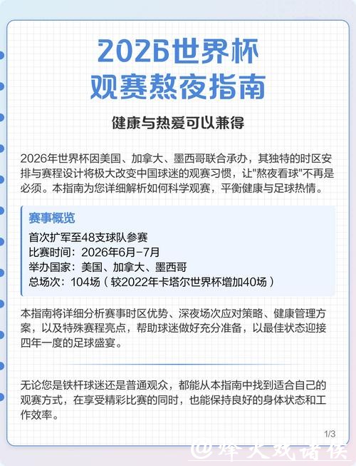 2026年世界杯赛事直播入口及观看指南 2026年世界杯赛事直播入口及观看指南